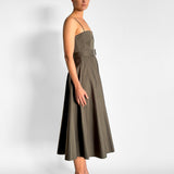Sateen Resin Trim Dress