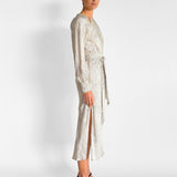 Silk Midi Dress