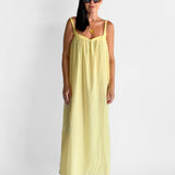 Group Silk Cotton Maxi Dress