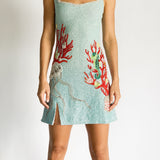 Into The Ocean Embellished Mini Dress