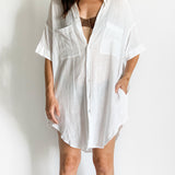 Cotton Shirt Dress