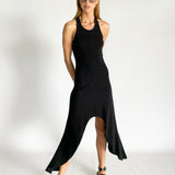 Cross Back Rib Tank Dress