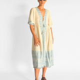 Helm Jacquard Embroidered Maxi Dress