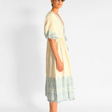 Helm Jacquard Embroidered Maxi Dress