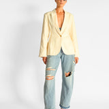 Raw Edge Blazer