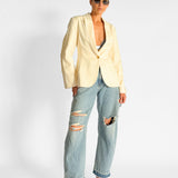 Raw Edge Blazer
