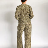 Drawstring Silk Trouser