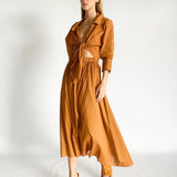 Cassia Tie Shirt Dress