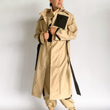 Convertible Belted Trench 703