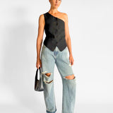 Studios One Shoulder Vest
