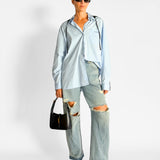 Hooded Re-Nylon Shirt