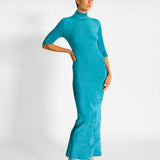 Stretch Velvet Maxi Dress