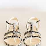 Chain Leather Sandal