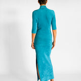 Stretch Velvet Maxi Dress