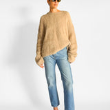 Boxy Alpaca Knit Sweater