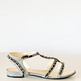 Chain Leather Sandal