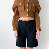 Dunbar Cropped Puff Sleeve Jacket