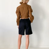 Dunbar Cropped Puff Sleeve Jacket