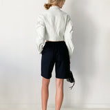 Cropped Puff Sleeve Dunbar Jacket