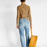 Long Sleeve Mock Neck Top