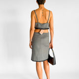 Wool Mini Skirt and Cami Top Set