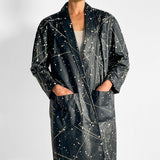 Vintage Leather Paint Jacket