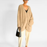 Long Alpaca Cardigan