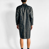 Vintage Leather Paint Jacket