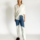 Anine Bing White Button Up Shirt