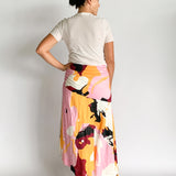 Psychedelia Waterfall Midi Skirt