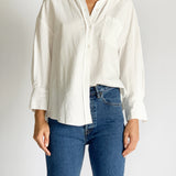 Anine Bing White Button Up Shirt