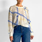 Mohair Checked Sweater