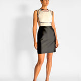 Panelled Sleeveless Mini Dress