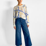 Mohair Checked Sweater