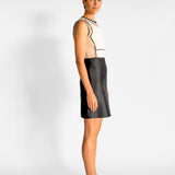 Panelled Sleeveless Mini Dress