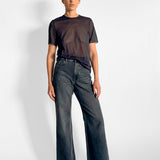 Short Sleeve Crew Neck Top