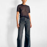 Short Sleeve Crew Neck Top
