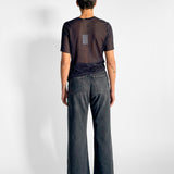 Short Sleeve Crew Neck Top