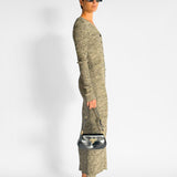 Erica Silk Ribbed Knit Maxi Dress
