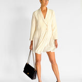 Silk Blazer Dress