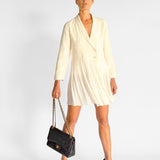 Silk Blazer Dress