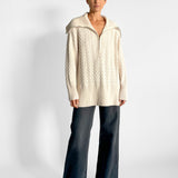 Merino Cable Knit Sweater