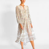 Eden Web Dot Midi Dress