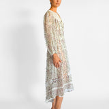 Eden Web Dot Midi Dress