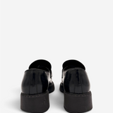 Platform Leather Loafers