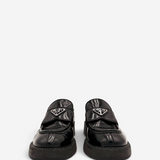 Platform Leather Loafers
