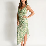 Sea Shell Silk Slip Dress