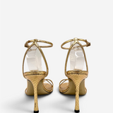 Leo 100 Gold Candy Wrap Leather Sandal