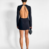 Raw Edge Mini Dress
