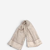Silk Monogram Scarf